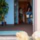 Custodians disinfect classrooms at Grand Mesa Middle School